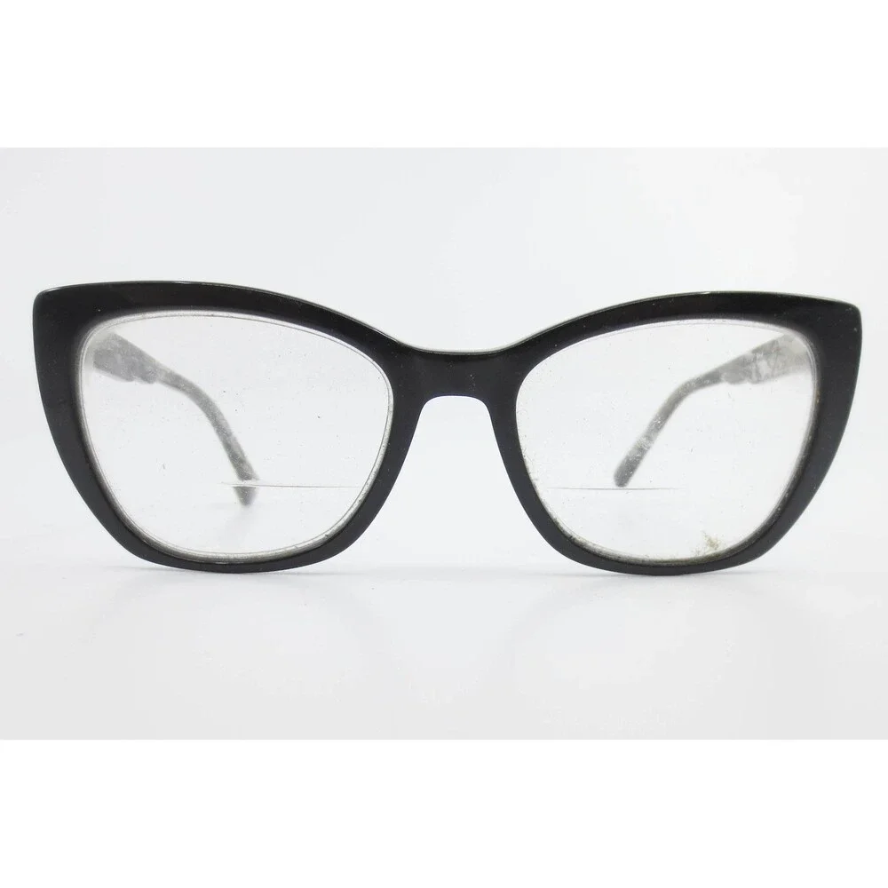 Sean John SJLO6020 Black Grey Marble Cat Eye Eyeglasses Frames 55-19-140 001